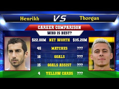 Henrikh Mkhitaryan VS Thorgan Hazard Football Stats