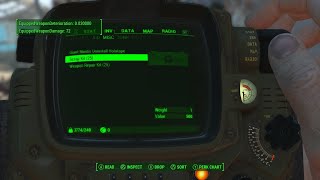 Fallout 4 - Weapon Repair Kit and Junk Scrap Kit Demonstration