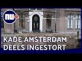 Kademuur deels ingestort in Amsterdamse binnenstad | NU.nl