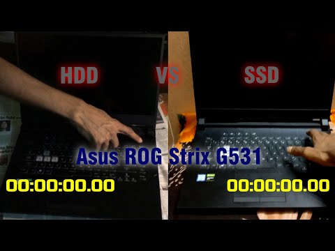 HDD vs SSD in Asus ROG Strix G531