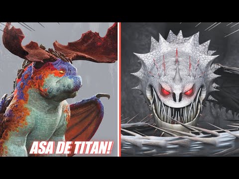 5 DRAGÕES Poderosos que são ASA DE TITAN e Ninguém Sabia!