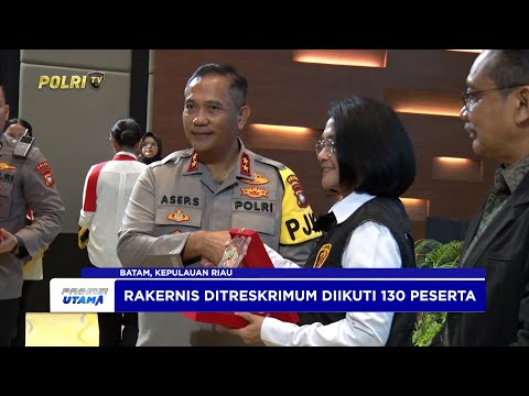 KAPOLDA KEPRI BUKA RAKERNIS DITRESKRIMUM POLDA KEPRI T.A. 2025