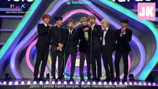 Download lagu [Indo Sub] BTS all MMA awards received & speech mp3