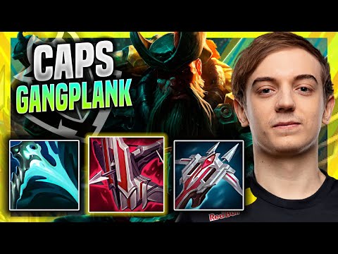 CAPS IS A GOD WITH GANGPLANK! - G2 Caps Plays Gangplank TOP vs Cho'Gath! | Season 11