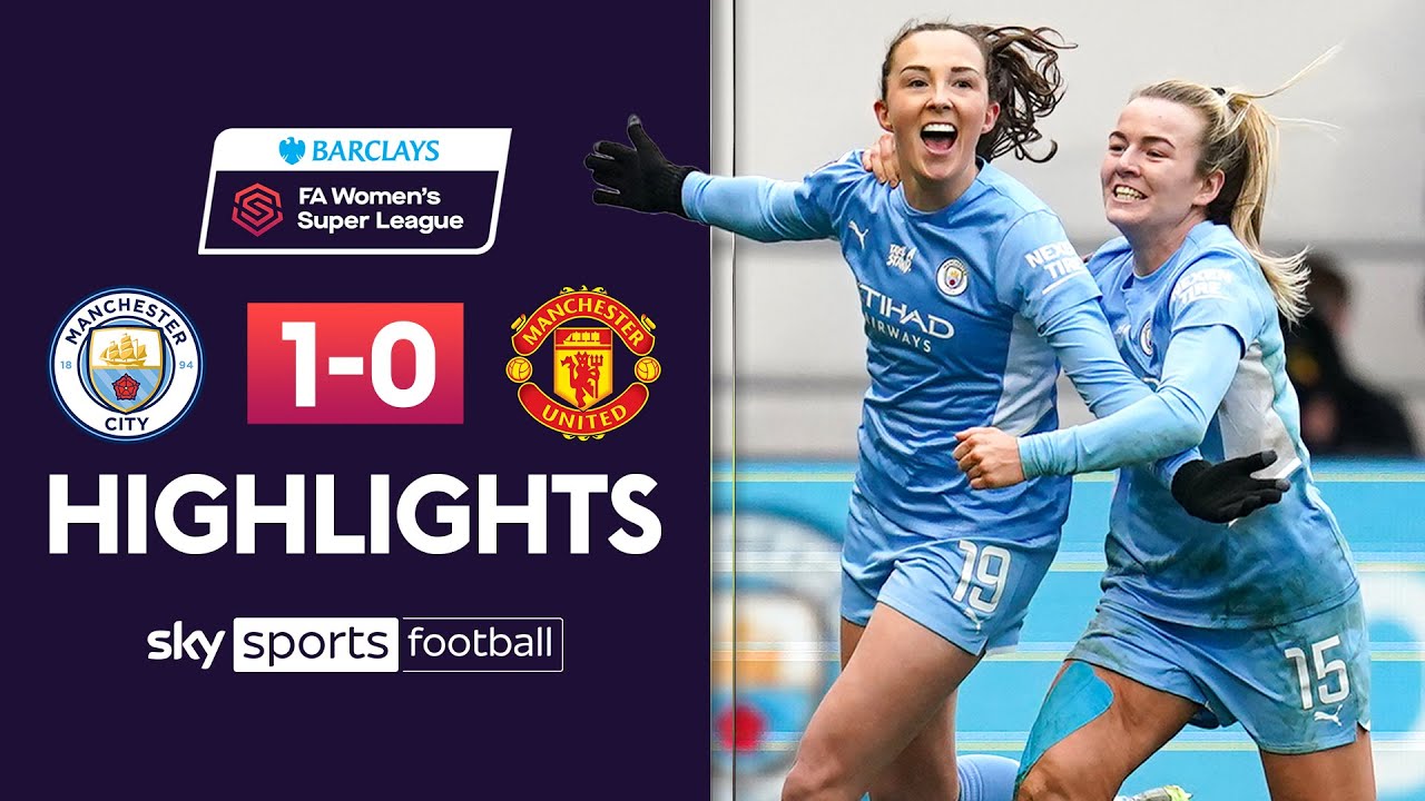 Manchester City W vs Manchester United W highlights