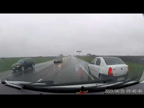 Depasire periculoasa, DN2 E85 - judetul Vrancea