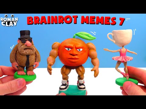 Making Ballerina Cappuccina, Udin Din Din Dun Madin Din Din Dun, Matteo 🤯 Brainrot memes with Clay