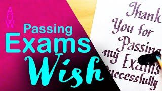 Wishing for Passing Board Exams SUCCESSFULLY - Make your wish come true