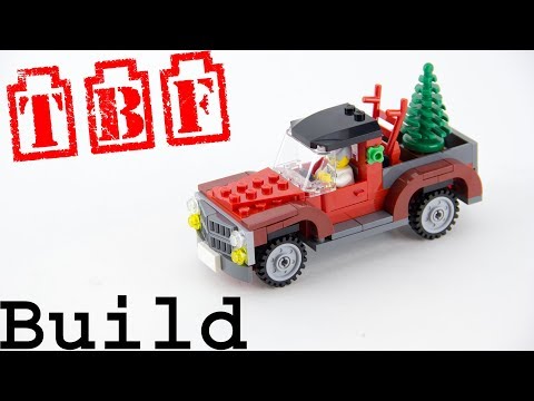 Vidéo LEGO Saisonnier 40083 : Le camion de transport de sapins de Noël