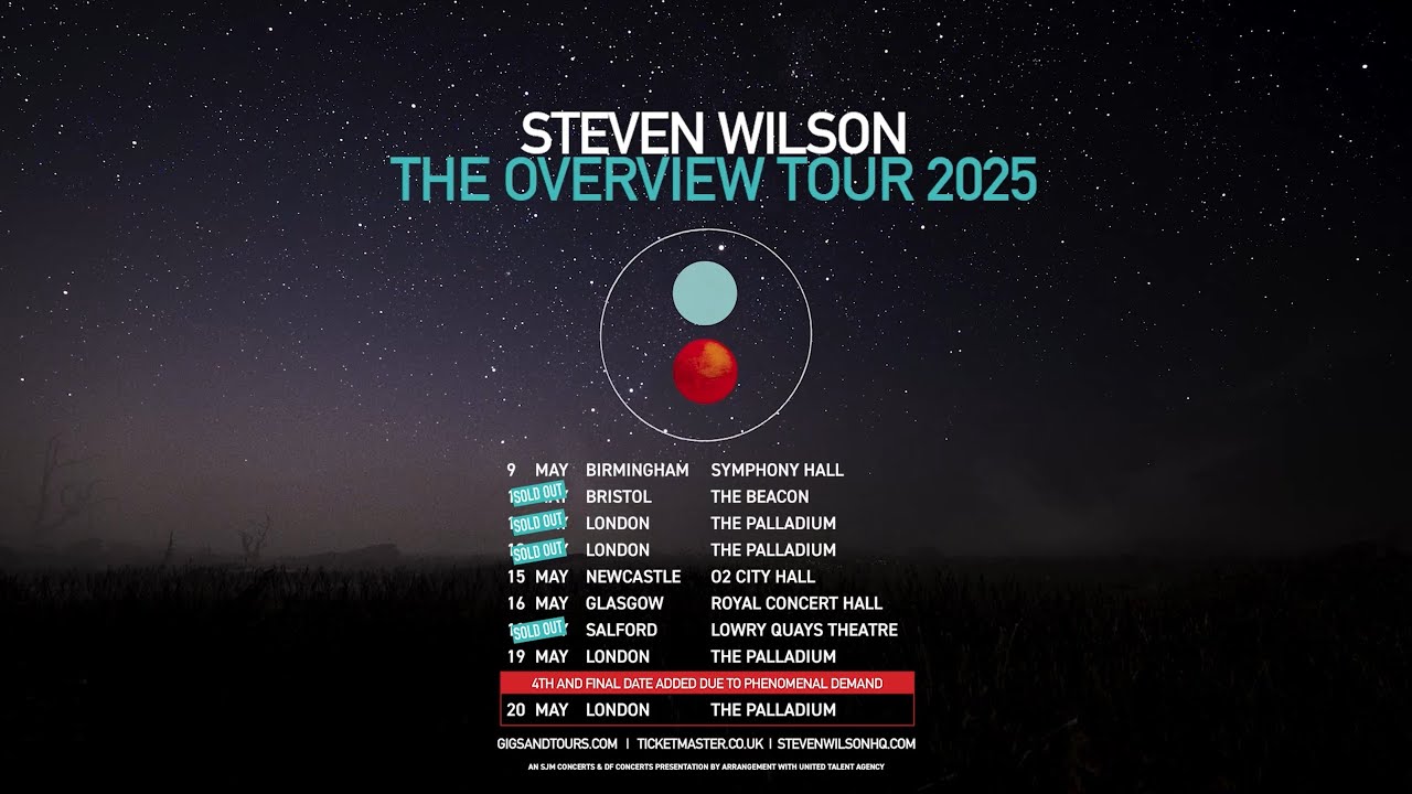 Steven Wilson - The Overview UK Tour Trailer - YouTube