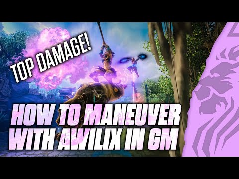 HOW TO MANEUVER WITH AWILIX IN GM LOBBY - TOP DAMAGE