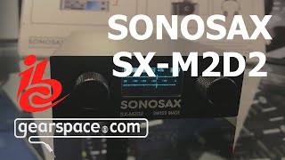 Video thumbnail for Sonosax SX-M2D2 microphone preamp & utility box @ IBC 2022 by Gearspace Forum