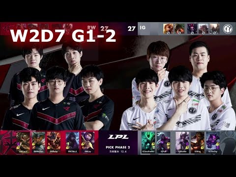 RW vs IG - Game 2 | Week 2 Day 7 LPL Spring 2020 | Rogue Warriors vs Invictus Gaming G2