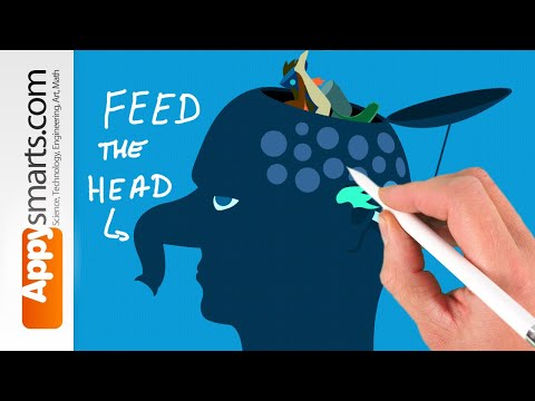 Feed the Head - Spooky Interactive Animation/Puzzle Game - ALL mysteries unlocked with Apple Pencil - YouTube