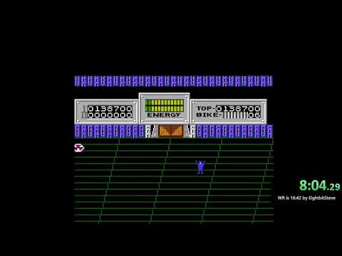 Seicross Speedrun (17:07) on NES Nintendo #RETRO (1986)