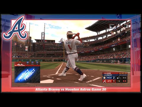 MLB THE SHOW 23 - Atlanta Braves vs Houston Astros Game 20 (Hall Of Fame)