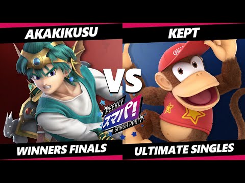 Sumapa 59 Winners Finals - Akakikusu (Hero) Vs. kept (Diddy Kong) SSBU Ultimate Tournament