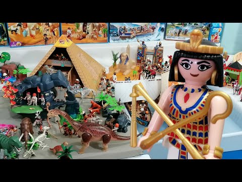 PLAYMOBIL(R) HISTORY Dinosaurier, Steinzeit, Maya, Ägypter, Griechen, Römer und Wikinger.