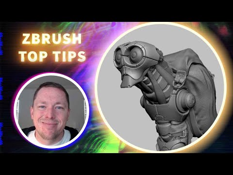 Creating Clean Topology using Booleans, ZRemesher and ZModeler - ZBrush Top Tips - Stephen Anderson