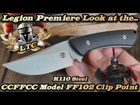 Legion Premiere Look at the CCFFCC FF102 Clip Point Hunter in K110 Steel