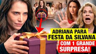 QUEM AMA CUIDA: Adriana PARA FESTA DA SILVANA, ajuda Brigite e faz 1 SURPRESA PRA PILAR e os Brandão