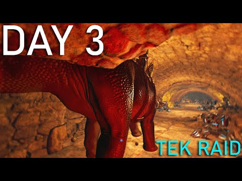 We Wiped an OP Base Spot for Crazy Loot | MESA 4MAN! - ARK PVP