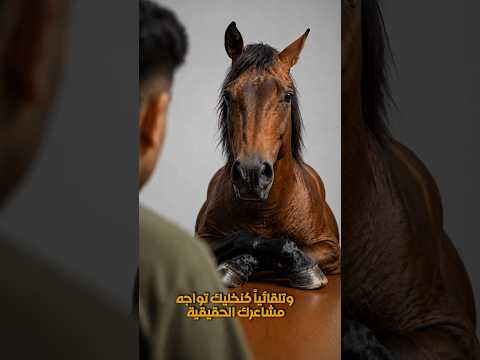 حوار مع الحصان و علاقته بصحتنا النفسية    #viral #معلومات # #ماوراءيات #اكسبلور #اعجاز #science#حصان