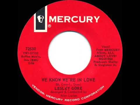 1965 Lesley Gore - We Know We’re In Love