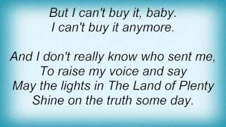 Leonard Cohen - The Land Of Plenty Lyrics