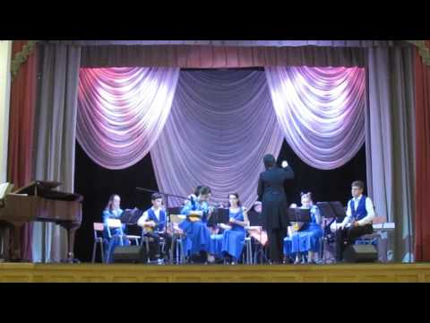 The Orchestra of Russian folk instruments. The city of St. Petersburg