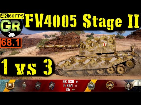 68_World of Tanks FV4005 Stage II WoT Replay - 8 Kills 6.9K DMG(Patch 1.4.0)