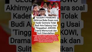Download lagu GEGER! Prabowo Buka Suara, Kader Gerindra Tolak Budi Arie! #shorts #viralvideo mp3