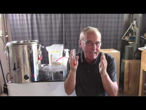 MASHING OUR CORN TO MAKE A CORN LIQUOR