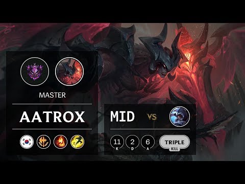 Aatrox Mid vs Talon - KR Master Patch 9.21