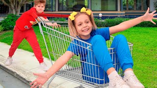 Eva and Friends play Lava Challenge for kids 