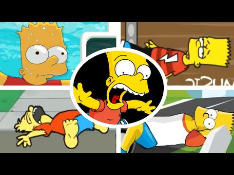 Evolution of Bart Simpson Deaths and Game Over Screens (1989-2022)