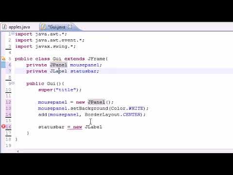 Java Programming 74 Mouse Events