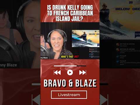 Is DRUNK KELLY going to French Caribbean Island jail tonight on Below Deck S12 E10? #BelowDeck