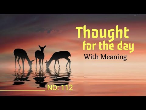 Thought for the Day with Meaning in English | Daily Quotes | Thought of the Day | Motivational