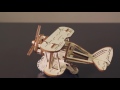 Mechanical 3D Puzzle Wooden.City Biplane Preview 8