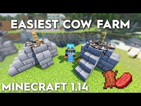 Minecraft Easiest Cow Farm - Compact and Simple! 1.21+