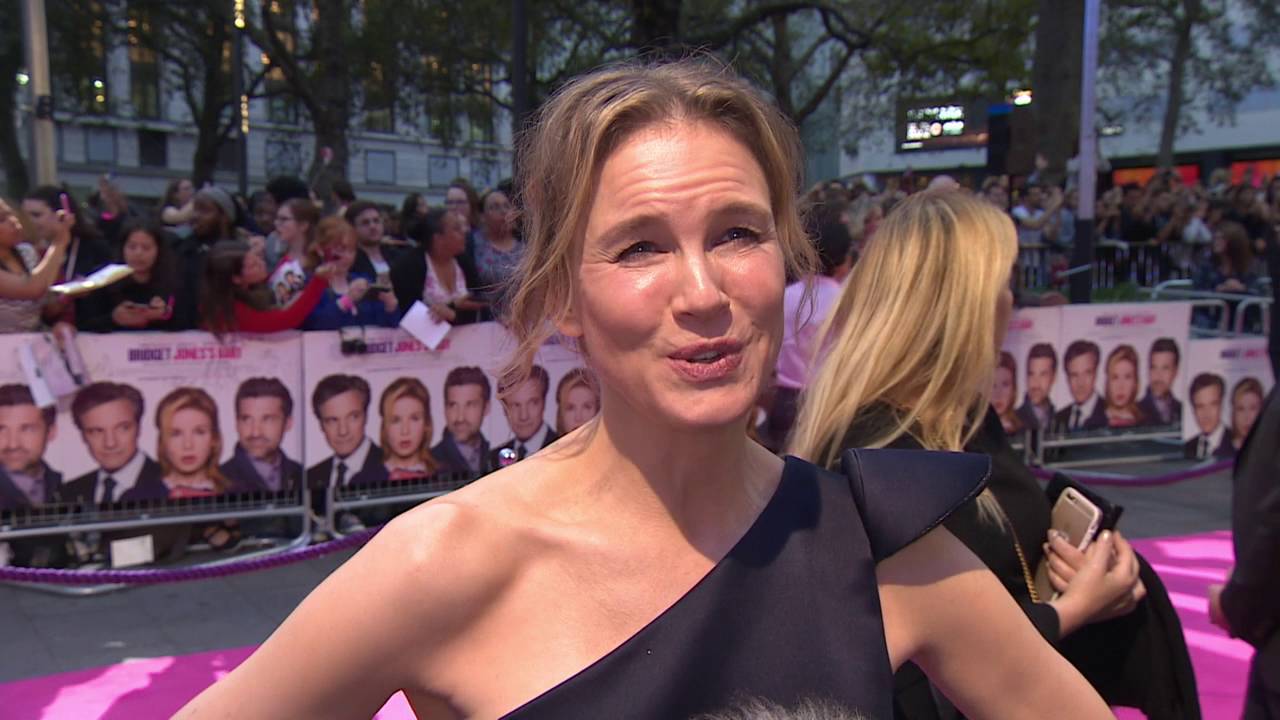 Bridget Jones’s Baby: Renee Zellweger "Bridget Jones" Red Carpet Movie Premiere Interview|ScreenSlam