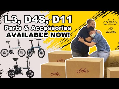 Viaje MNL Fiido L3, D11, D4S Units with Parts & Accessories