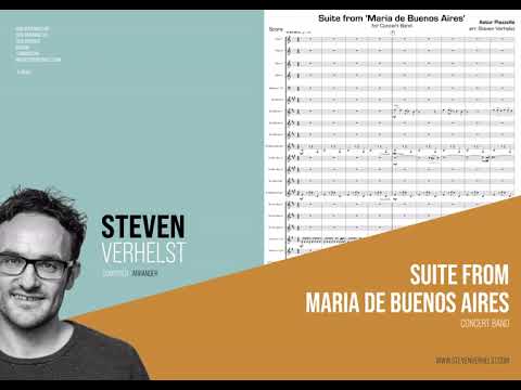 Suite from Maria de Buenos Aires - Concert Band (Full Version)