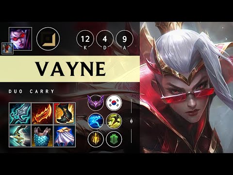 Vayne ADC vs Sivir - KR Master Patch 25.15