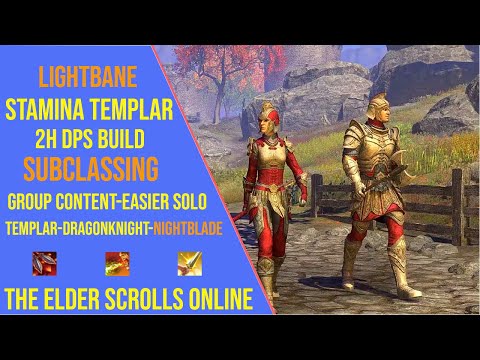 Powerful 2H Stamina Templar DPS Build for ESO Update 47 - Subclassing Build
