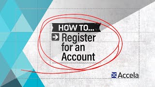 Accela How-To: Registration