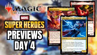 Pieces For Underplayed Mechanics in Today's Previews | MTG Marvel Superheroes Day 4 Spoilers