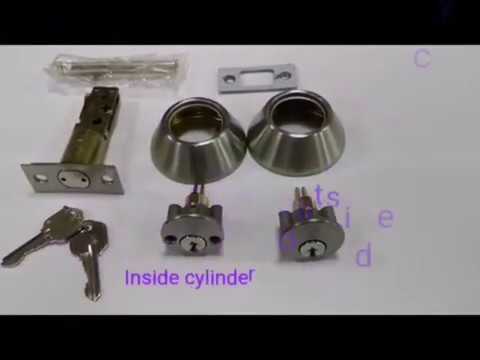 How to Install a Double Cylinder Combo Lockset