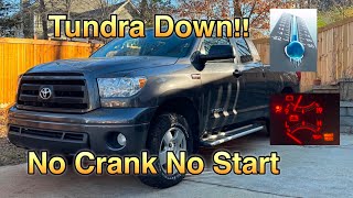 My Tundra won’t start!  DIY no start no/slow crank diagnosis.